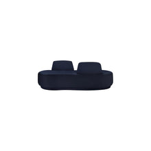 Argyle Navy Chenille Fabric Chaise/Loveseat