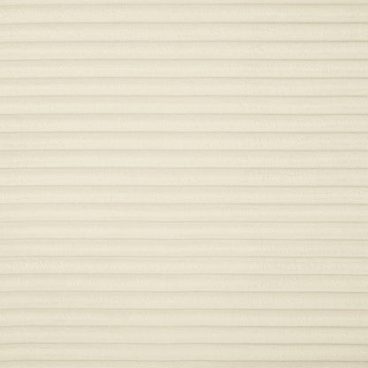 Shaggy Cream Corduroy Performance Fabric Modular Sectional
