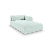 Shaggy Mint Corduroy Performance Fabric Chaise