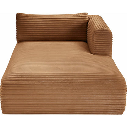 Shaggy Saddle Corduroy Performance Fabric Chaise