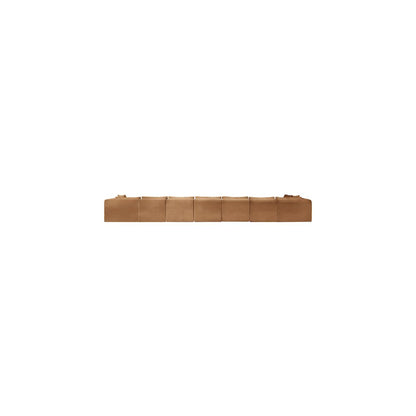 Shaggy Saddle Corduroy Performance Fabric Modular Sectional
