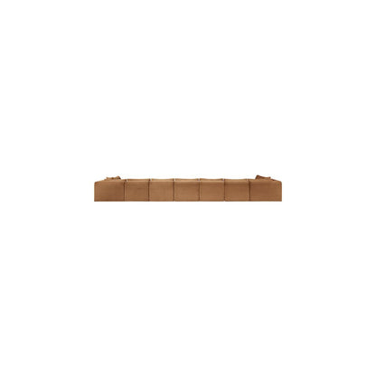 Shaggy Saddle Corduroy Performance Fabric Modular Sectional