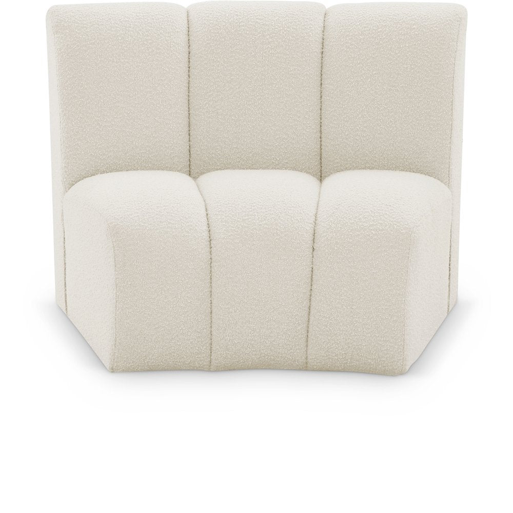 Infinity Cream Boucle Fabric Modular Chair
