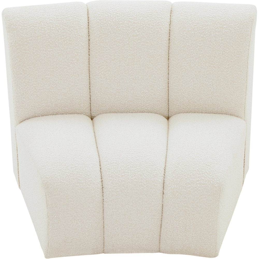 Infinity Cream Boucle Fabric Modular Chair