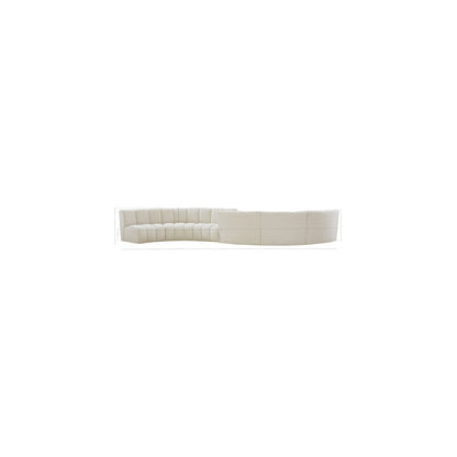 Infinity Cream Boucle Fabric 6pc. Modular Sectional
