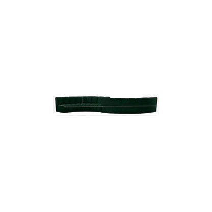 Infinity Green Boucle Fabric 6pc. Modular Sectional