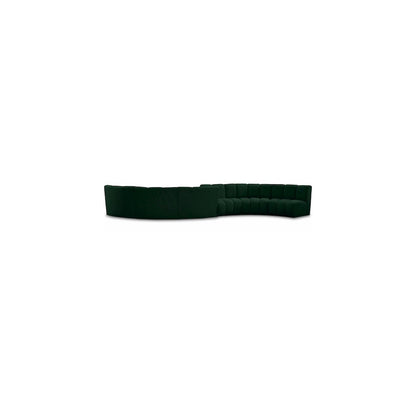 Infinity Green Boucle Fabric 6pc. Modular Sectional