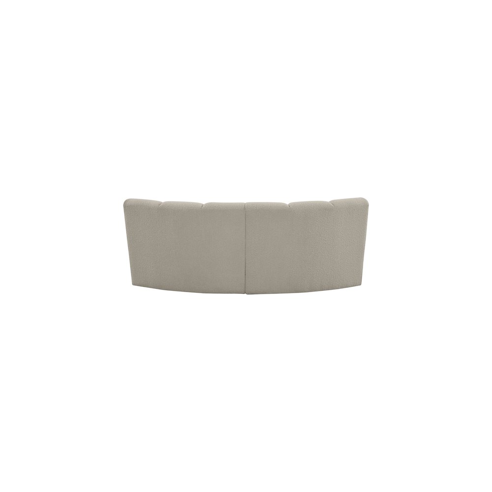 Infinity Brown Boucle Fabric 2pc. Modular Sectional