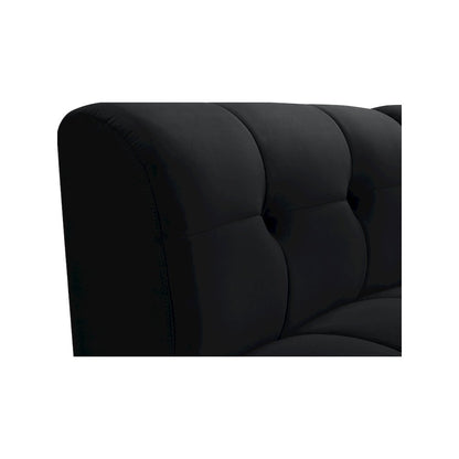 Limitless Black Velvet Modular Chair