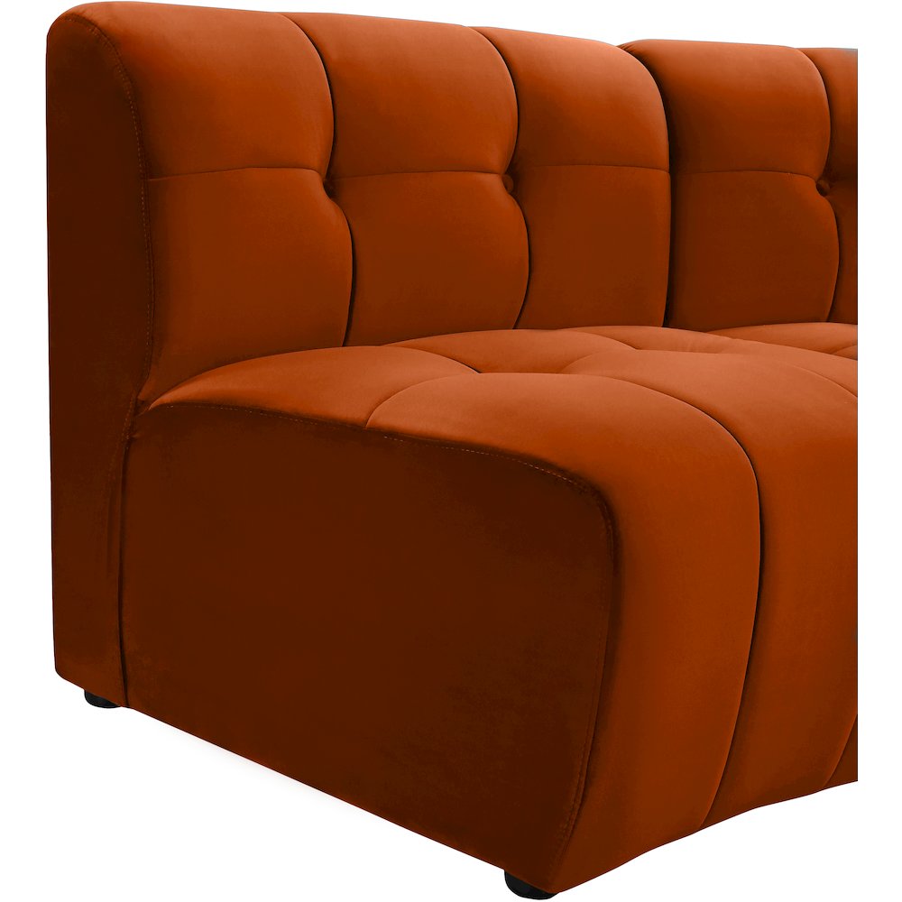 Limitless Cognac Velvet 15pc. Modular Sectional