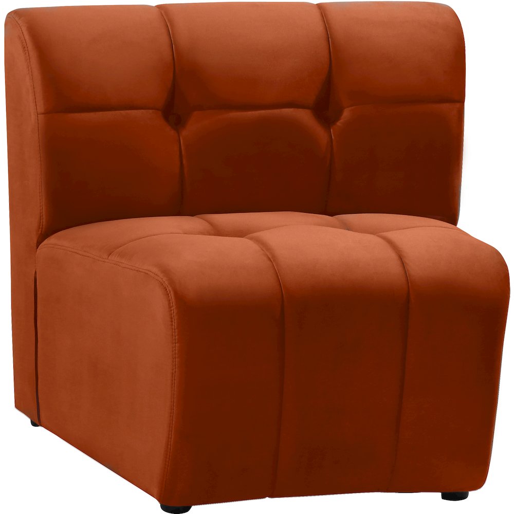 Limitless Cognac Velvet Modular Chair