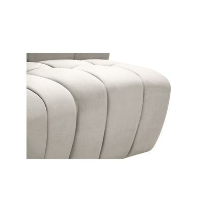 Limitless Cream Velvet 6pc. Modular Sectional