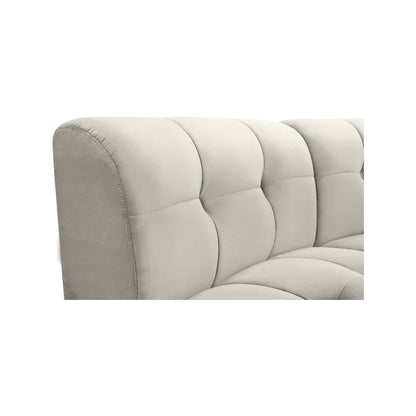 Limitless Cream Velvet 8pc. Modular Sectional
