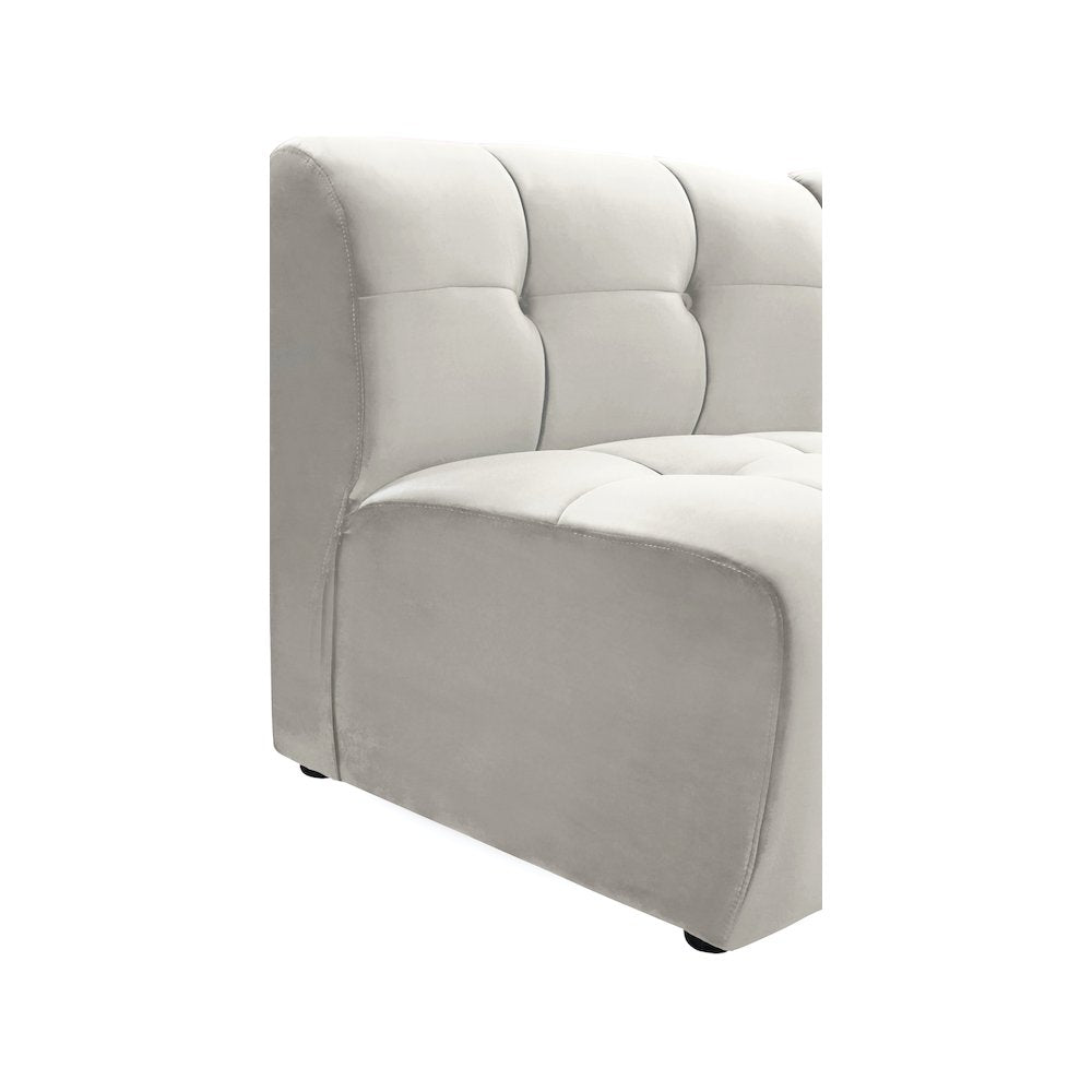 Limitless Cream Velvet Modular Chair