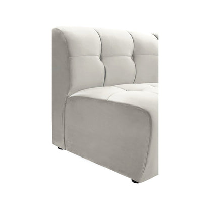 Limitless Cream Velvet Modular Chair