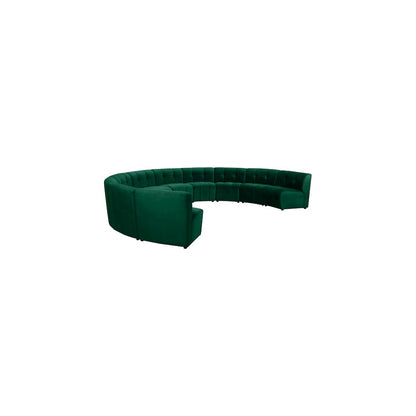 Limitless Green Velvet 10pc. Modular Sectional