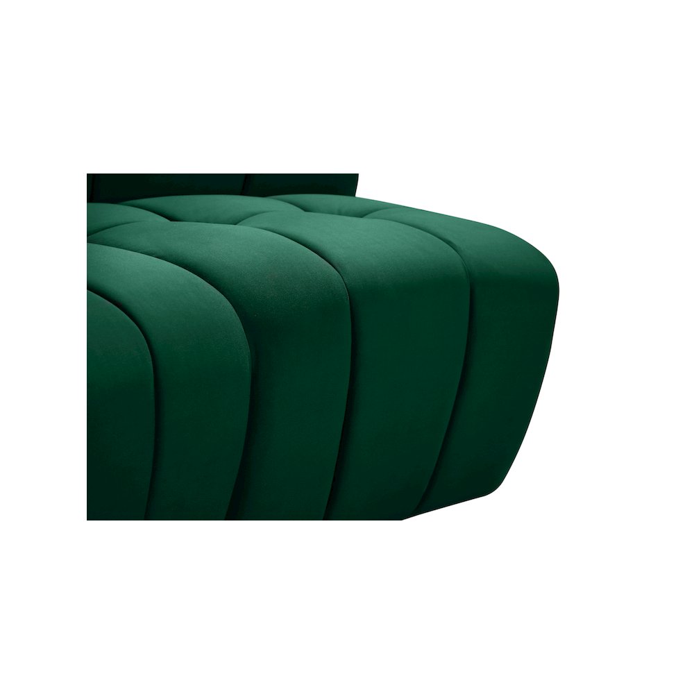 Limitless Green Velvet 3pc. Modular Sectional