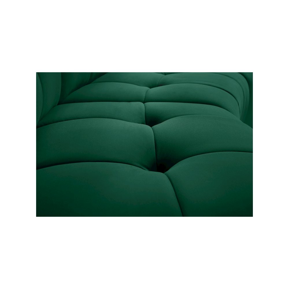Limitless Green Velvet 5pc. Modular Sectional
