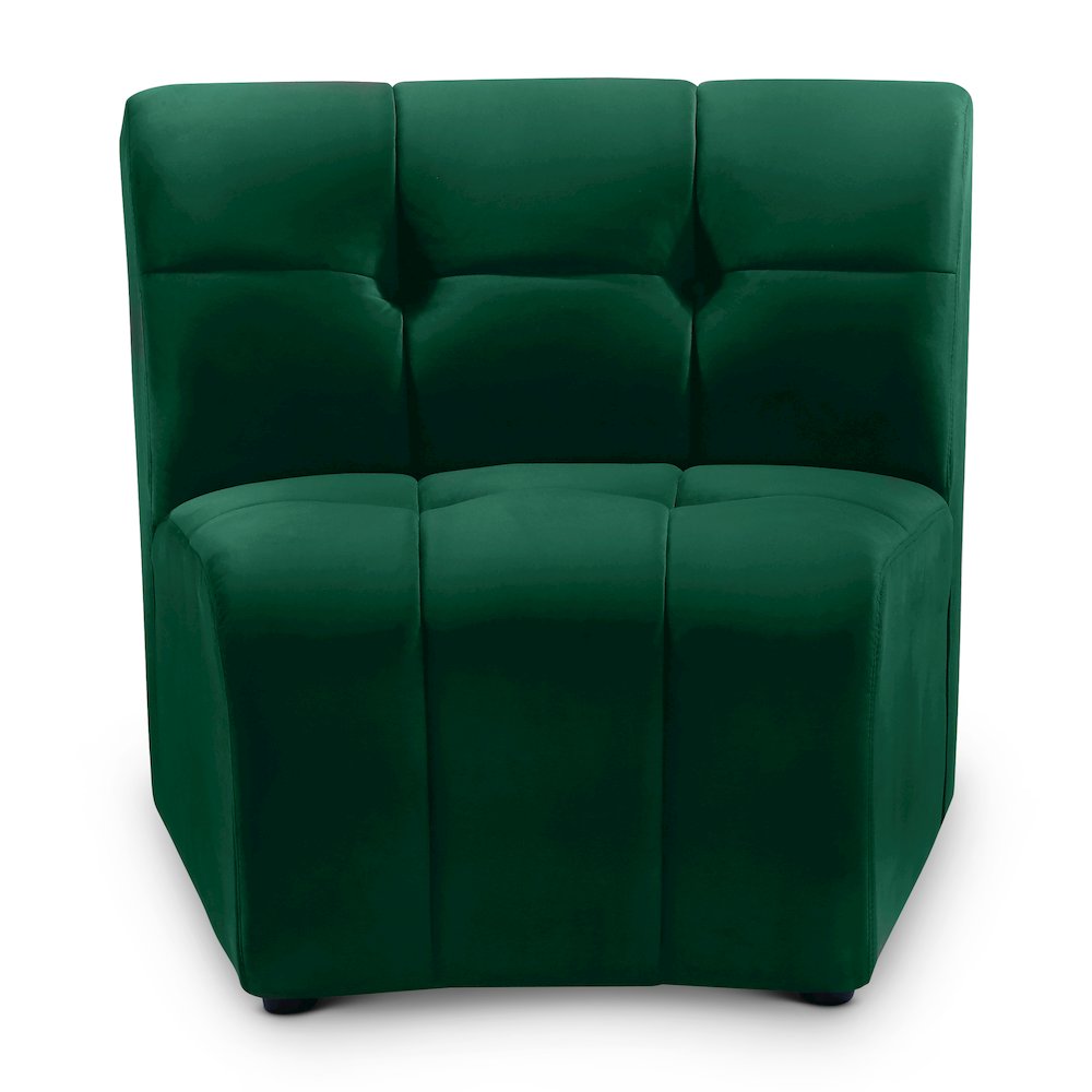 Limitless Green Velvet Modular Chair
