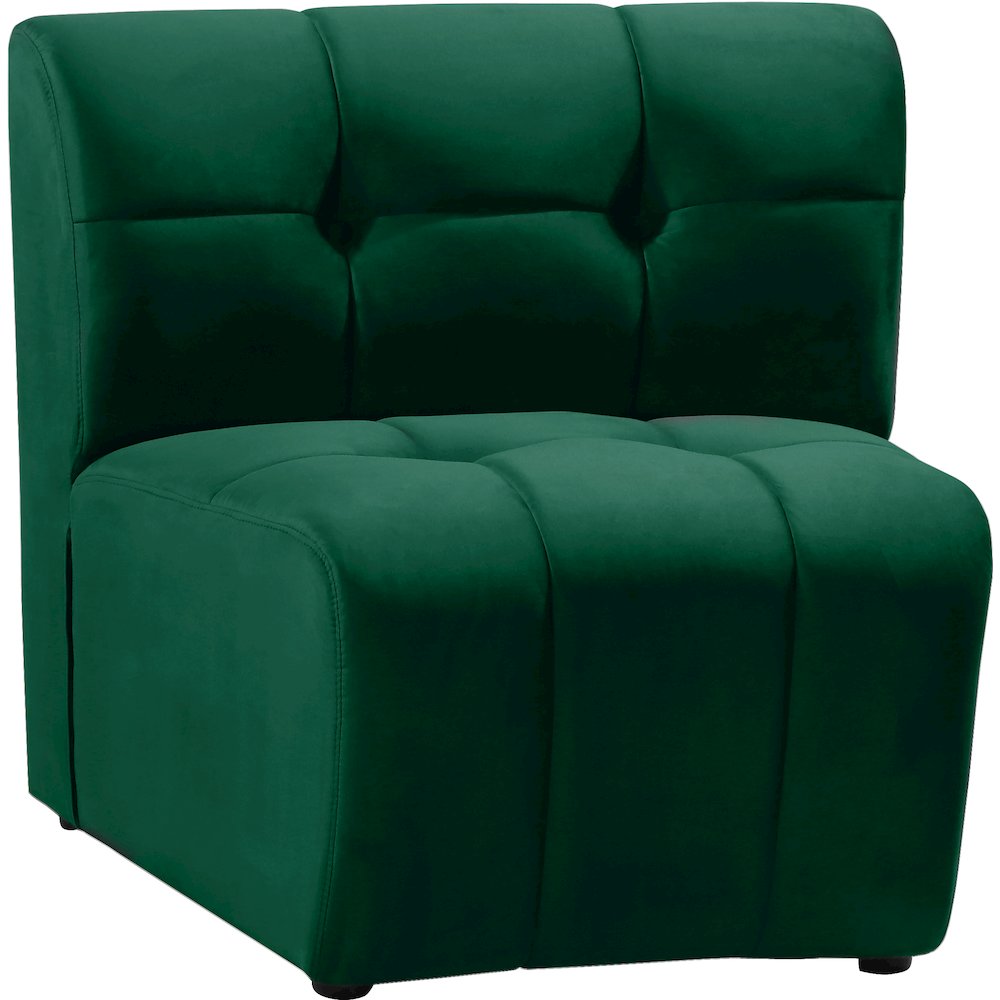 Limitless Green Velvet Modular Chair