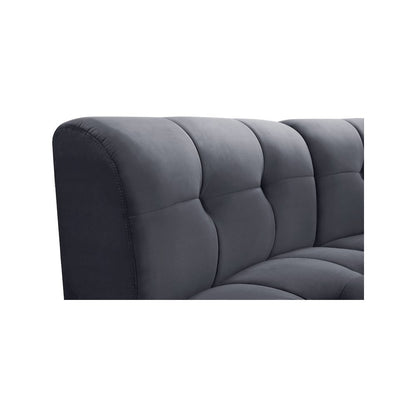 Limitless Grey Velvet 8pc. Modular Sectional