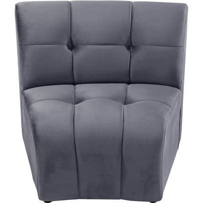 Limitless Grey Velvet Modular Chair