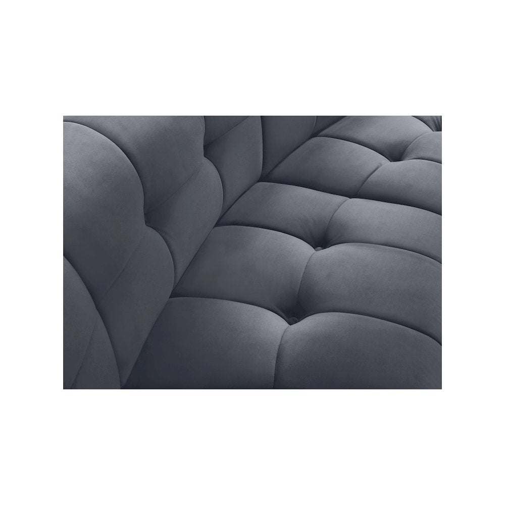Limitless Grey Velvet Modular Chair