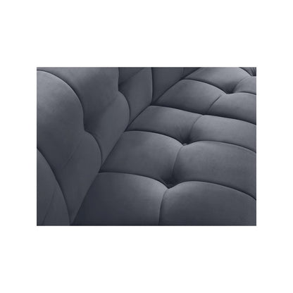 Limitless Grey Velvet Modular Chair