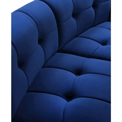 Limitless Navy Velvet 2pc. Modular Sectional
