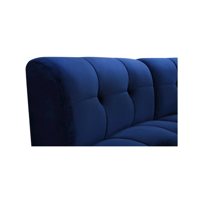Limitless Navy Velvet 2pc. Modular Sectional