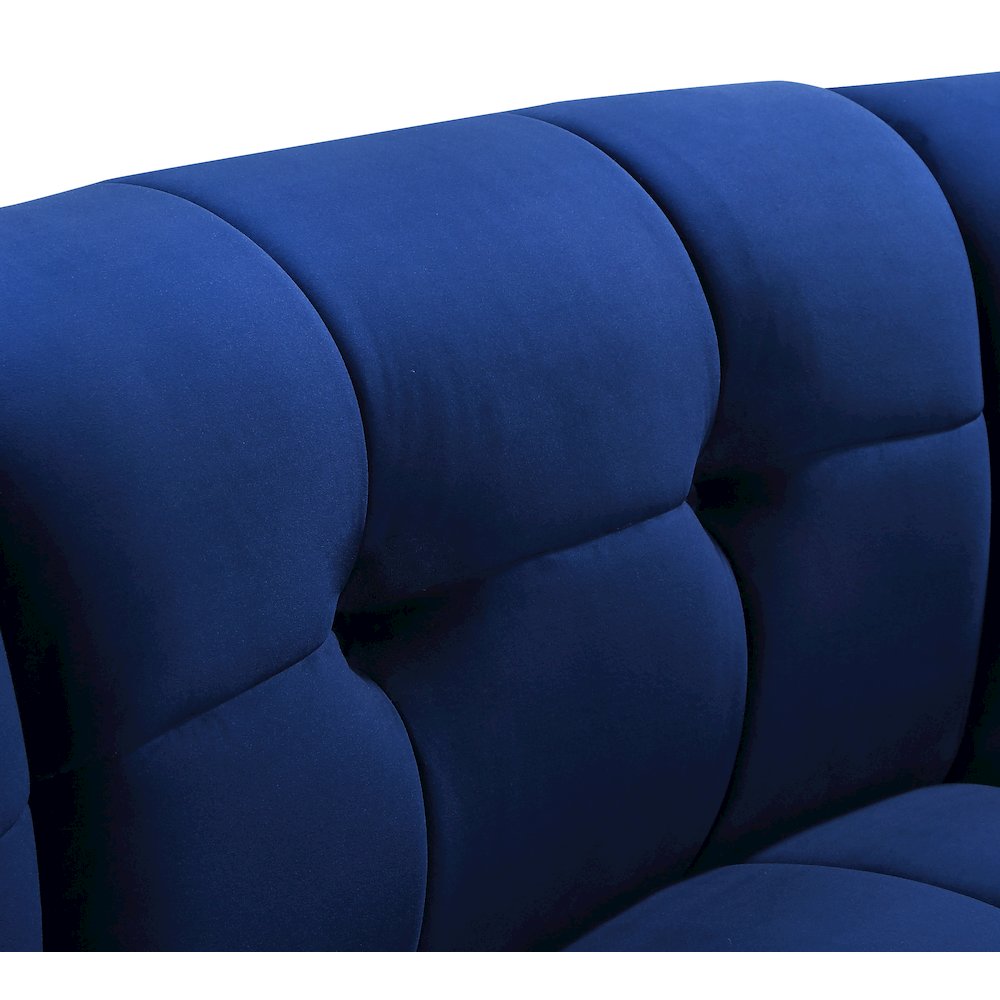 Limitless Navy Velvet Modular Chair