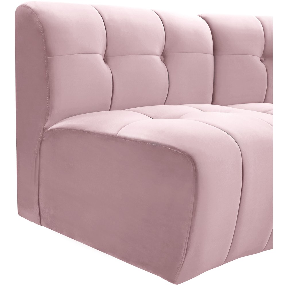 Limitless Pink Velvet 10pc. Modular Sectional