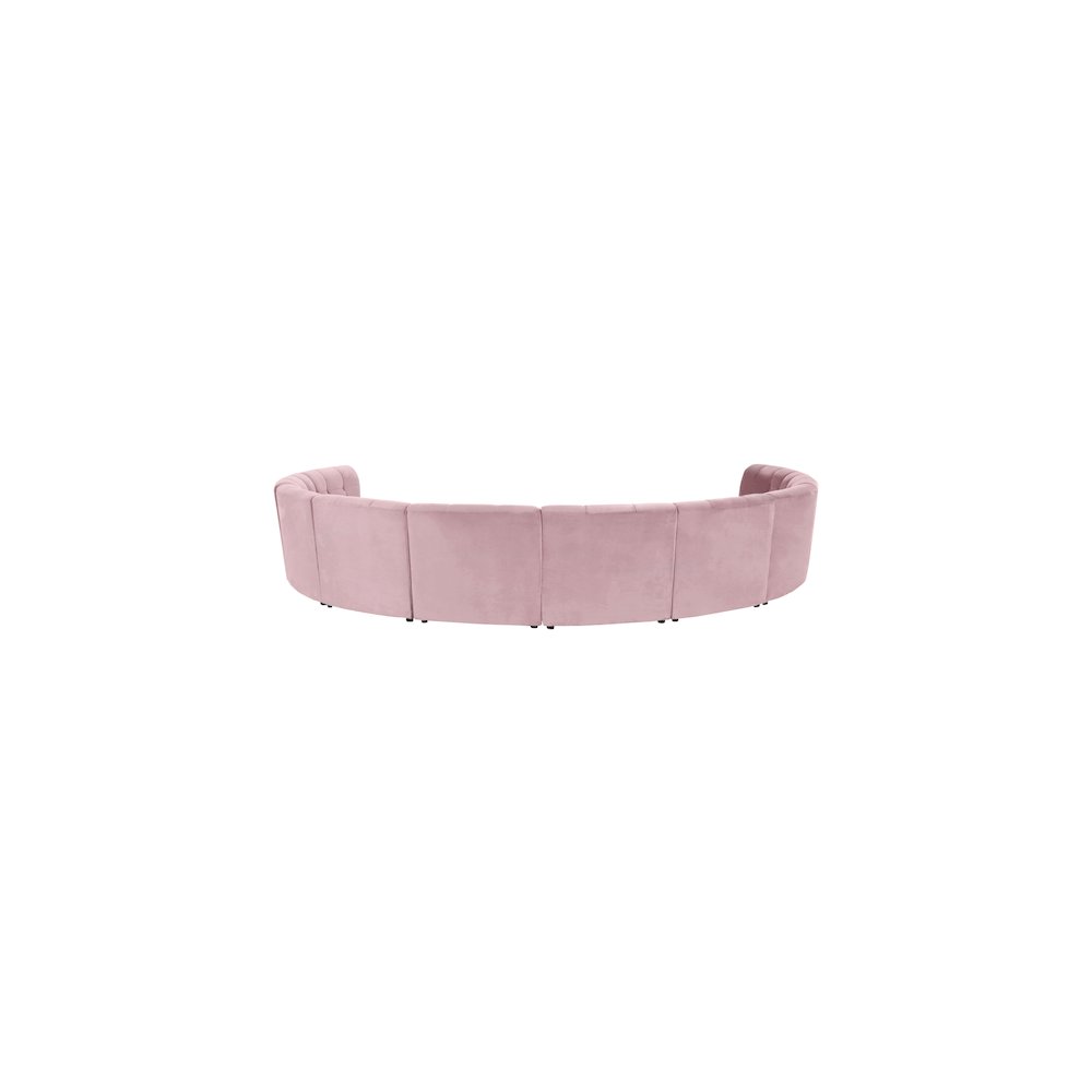Limitless Pink Velvet 10pc. Modular Sectional