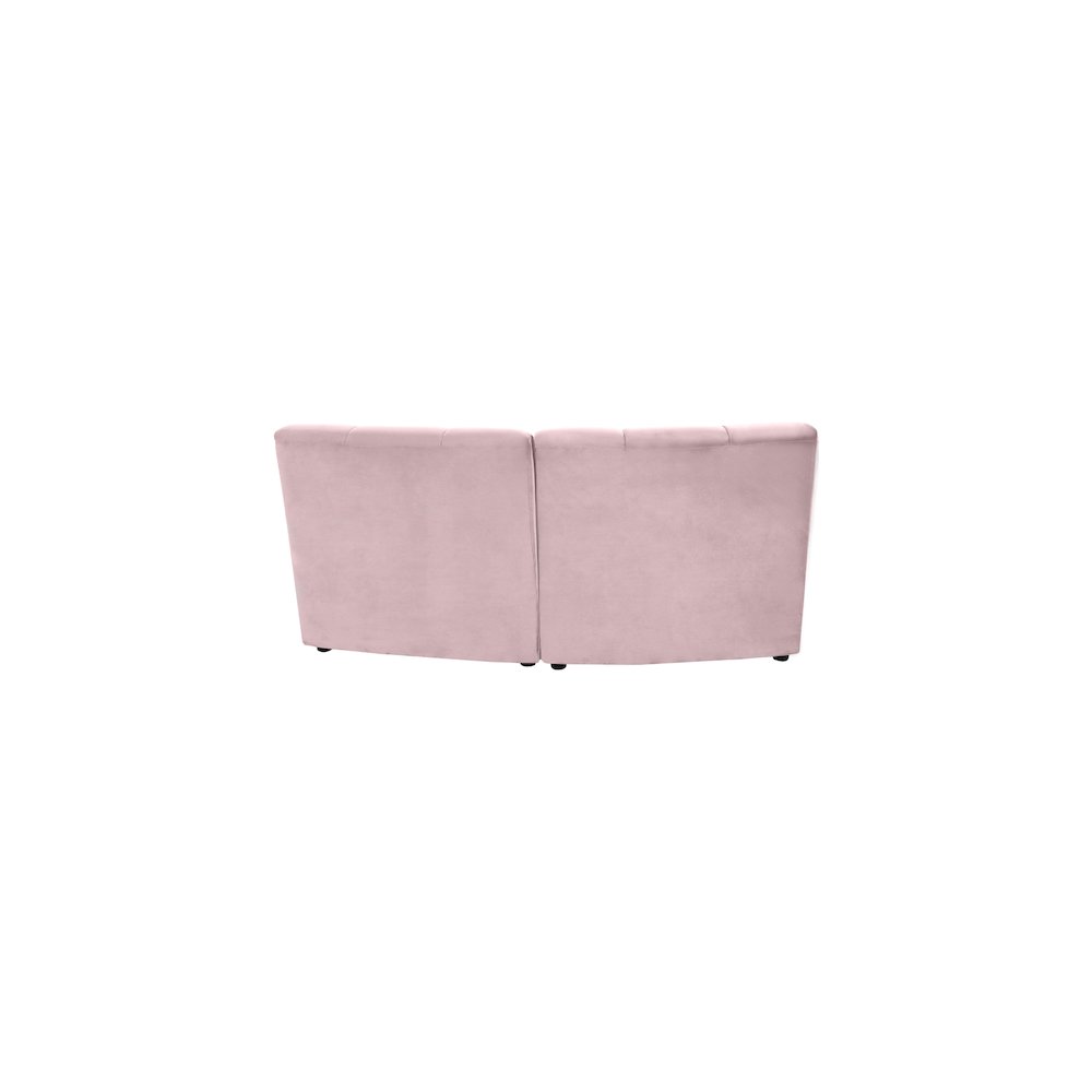 Limitless Pink Velvet 2pc. Modular Sectional