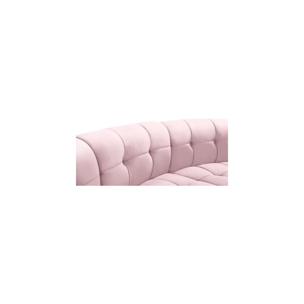 Limitless Pink Velvet 7pc. Modular Sectional
