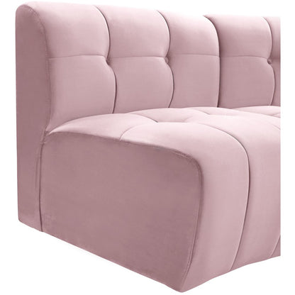 Limitless Pink Velvet 8pc. Modular Sectional