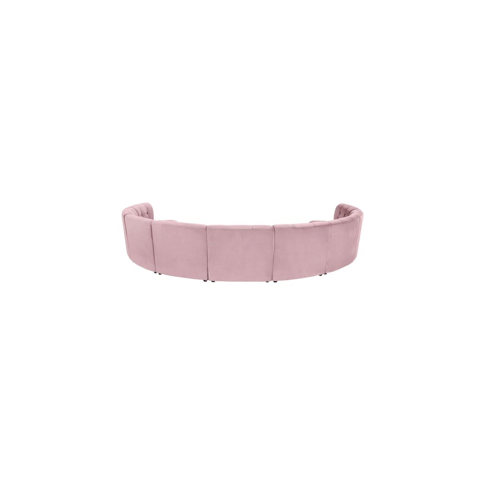 Limitless Pink Velvet 9pc. Modular Sectional