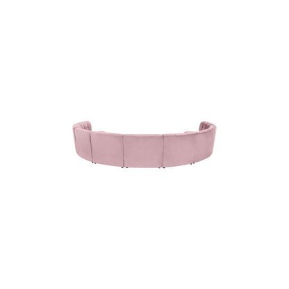 Limitless Pink Velvet 9pc. Modular Sectional