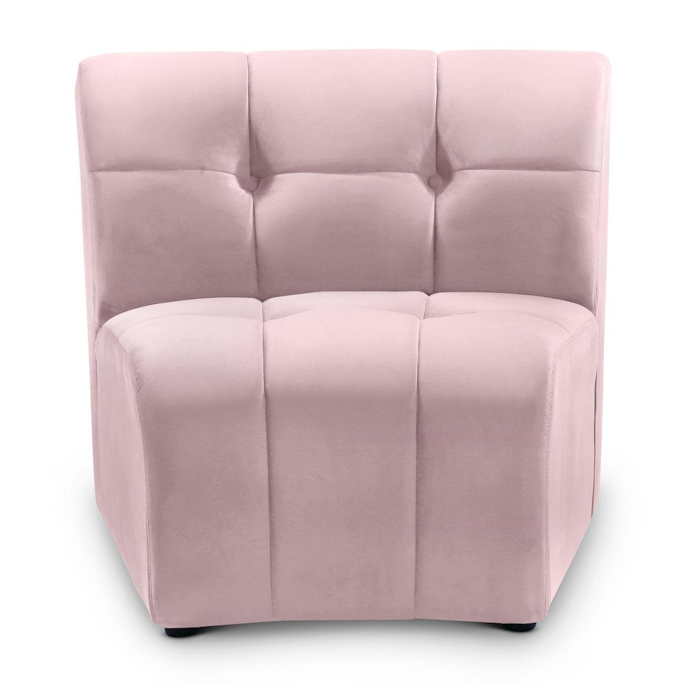 Limitless Pink Velvet Modular Chair