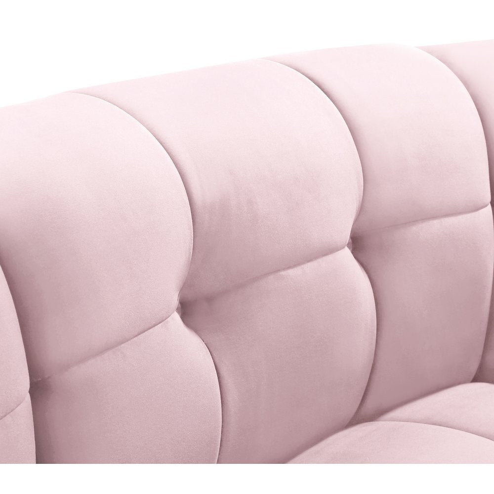Limitless Pink Velvet Modular Chair