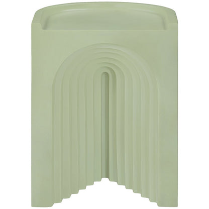 Avenda Green Concrete Indoor/Outdoor End Table