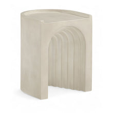 Avenda Beige Concrete Indoor/Outdoor End Table