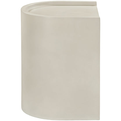 Avenda Taupe Concrete Indoor/Outdoor End Table