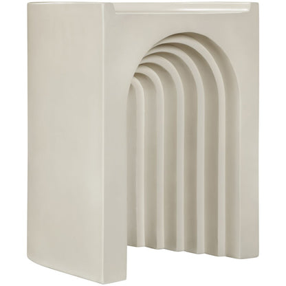 Avenda Taupe Concrete Indoor/Outdoor End Table