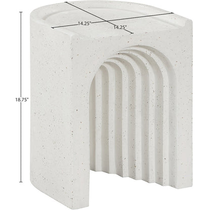 Avenda Terrazzo Concrete Indoor/Outdoor End Table