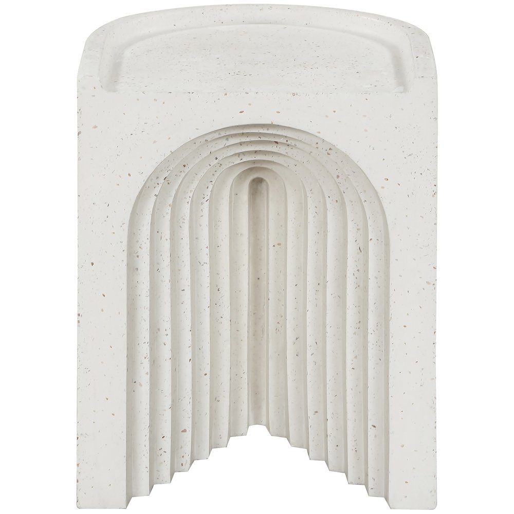 Avenda Terrazzo Concrete Indoor/Outdoor End Table