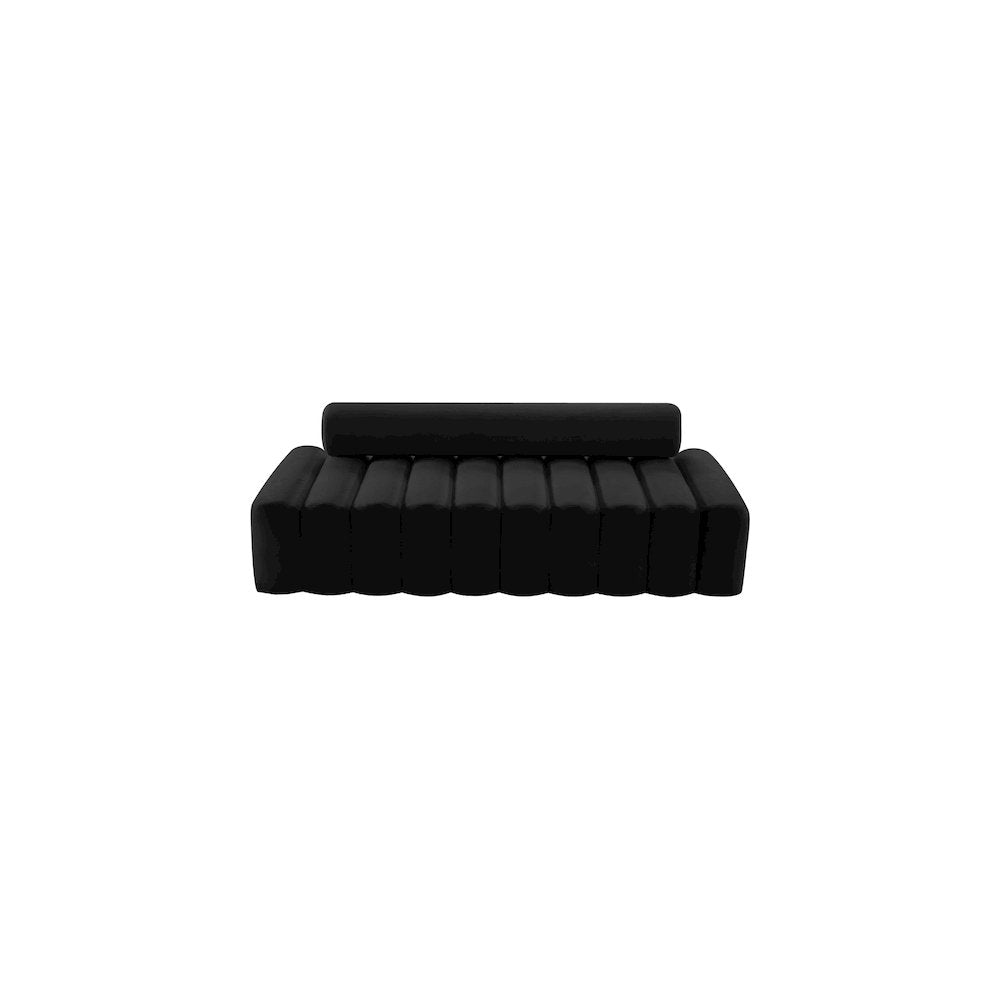 Melody Black Velvet Sofa