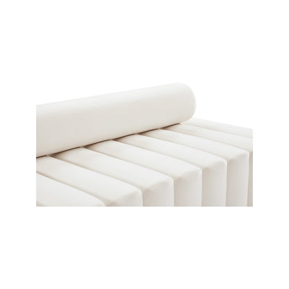 Melody Cream Velvet Loveseat
