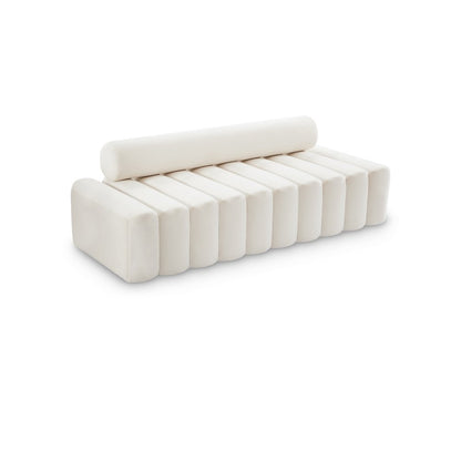 Melody Cream Velvet Sofa