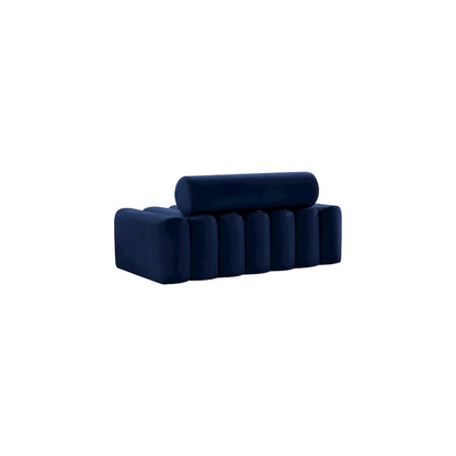 Melody Navy Velvet Loveseat